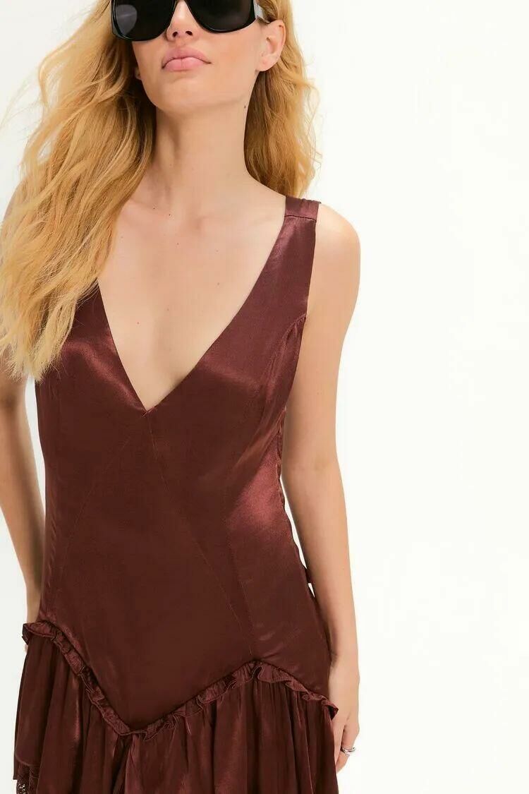 Imagem de Vestido Maju Marrom Pareô Le Blog